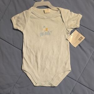 Light Blue 'Got Milk?' Baby Bodysuit